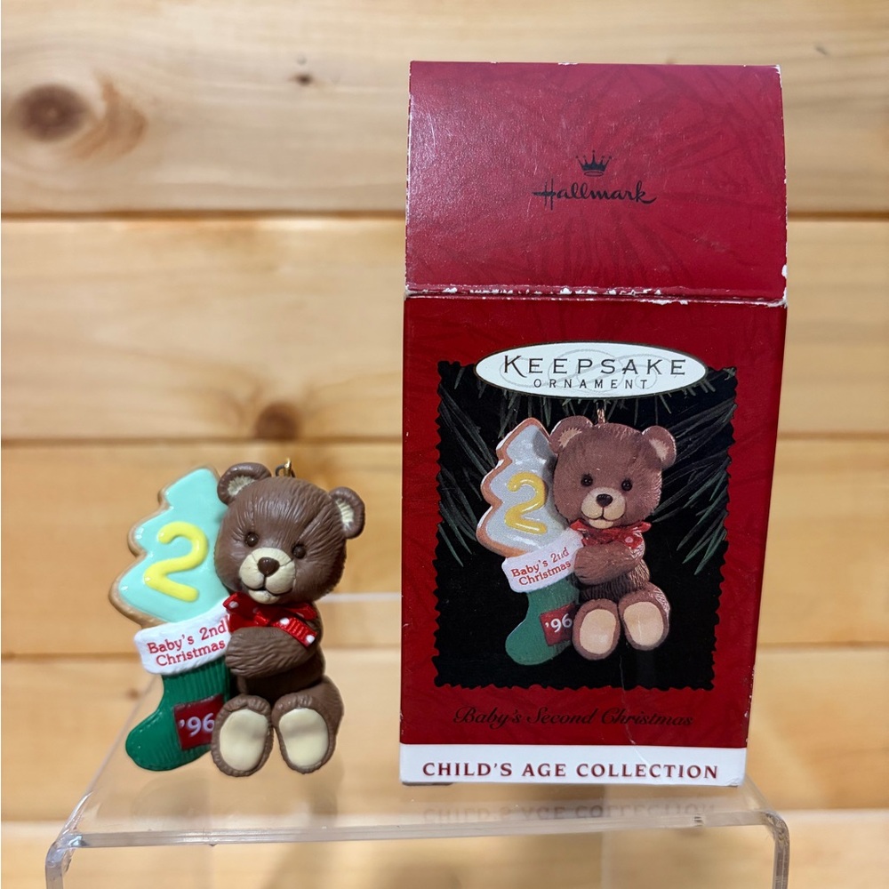 Vintage Hallmark Childs Age Collection Ornaments - Age 1 - 5 - Picture 3 of 7